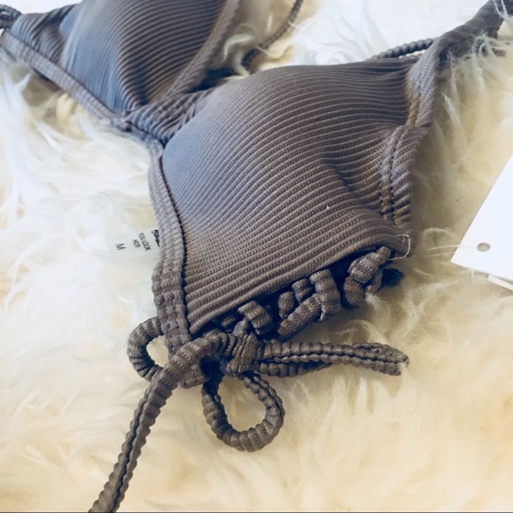 kensie ribbed bikini